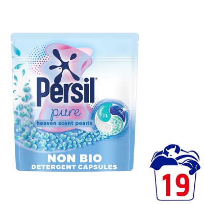Persil Pure Heaven Scent non-bio laundry capsules 19 wash, UK version