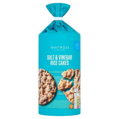 Waitrose salt and vinegar rice cakes 130g (British brand)