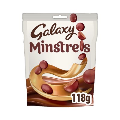 Galaxy Minstrels milk chocolate pieces 118g (British brand)