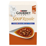 Gourmet Soup Royale Ocean Selection cat food 6x45g - British product