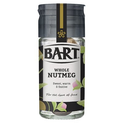 Bart whole nutmeg 28g recyclable jar - British product