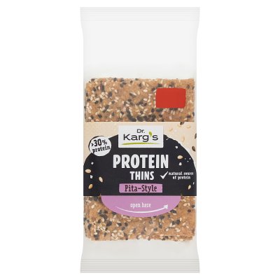Dr Kargs Protein Thins pita-style crispbread 150g (British brand)