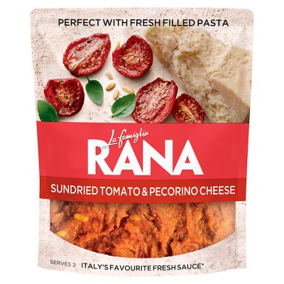 La Famiglia Rana sundried tomato pecorino sauce 200g, imported from the UK