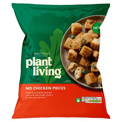 Waitrose PlantLiving no chicken pieces 300g (British brand)