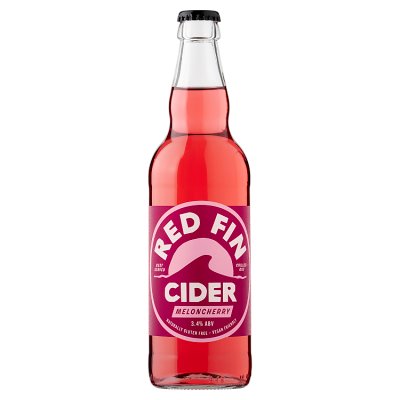 Red Fin Meloncherry cider 500ml from Somerset (British brand)