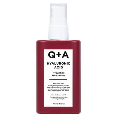 Q+A hyaluronic acid face moisturiser 75ml, UK version