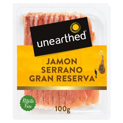 Unearthed Jamon Serrano Gran Reserva 100g - British product