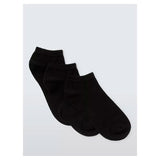 Black trainer socks 3 pack, UK version