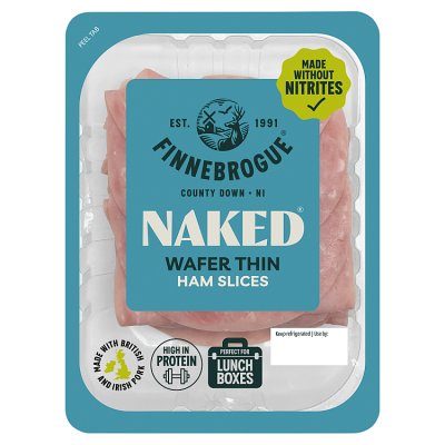 Naked wafer thin ham slices 200g pack (British brand)