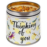 Best Kept Secrets scented candle tin Thinking Of You 240g (British brand)
