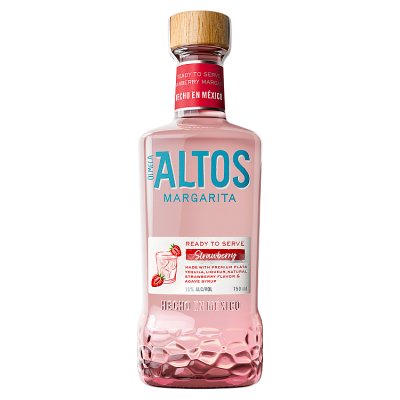 Olmeca Altos strawberry margarita 75cl - British product