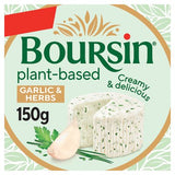 Boursin plant-based garlic and herb spread 150g, UK version