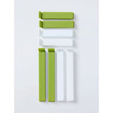 John Lewis bag seal clips white and green 8 pack (British brand)