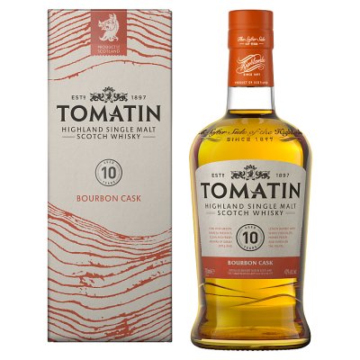 Tomatin 10 Year Old Highland single malt whisky 70cl - British product