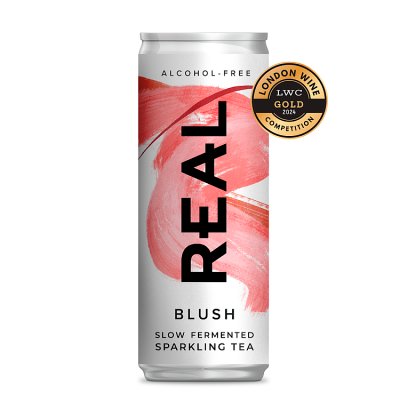 waitrose REAL Blush Slow Fermented Sparkling Tea 250ml- Buy online at McGrocer