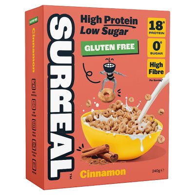 waitrose Surreal Cinnamon High Protein Cereal 240g- Buy online at McGrocer