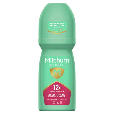 Mitchum roll-on deodorant Bright Floral 100ml (British brand)