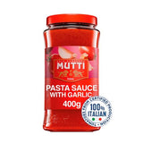 Mutti pasta sauce with garlic 400g (British brand)