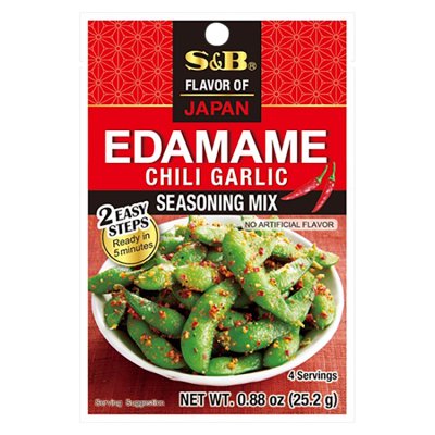 S&B edamame chilli garlic seasoning 25g (British brand)