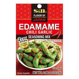 S&B edamame chilli garlic seasoning 25g (British brand)