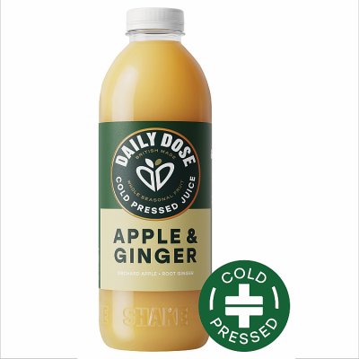 Daily Dose apple and root ginger juice 900ml, UK version