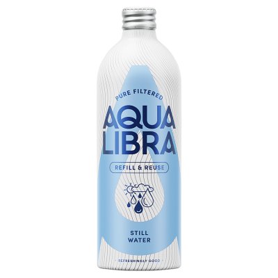 Aqua Libra still water aluminium bottle 500ml - British product