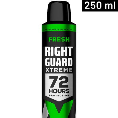 Right Guard Xtreme Men 72h Fresh antiperspirant spray 250ml - British product