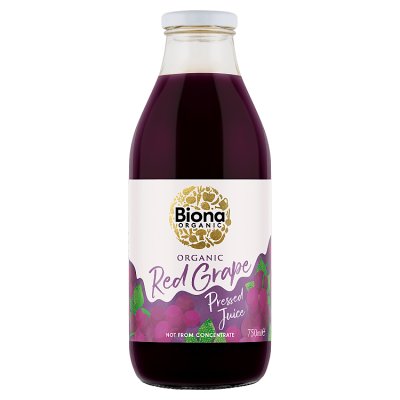 Biona organic red grape juice 750ml (British brand)