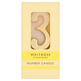 Waitrose cake candle number 3, 1 each, UK version
