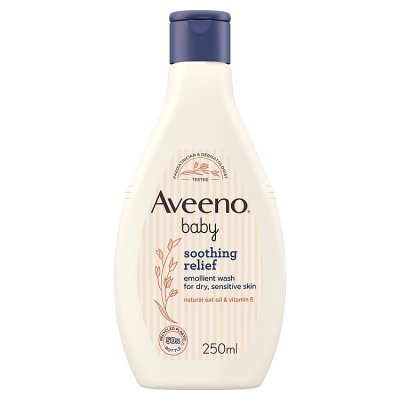 Aveeno baby soothing wash 250ml bottle - British product