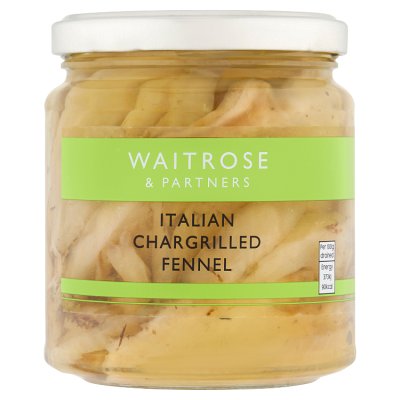 Waitrose chargrilled fennel 280g, UK version