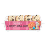 Waitrose all butter sultana scones 4 pack, UK version