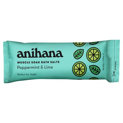Anihana bath salts Peppermint & Lime 80g, imported from the UK