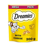 Dreamies cat treat biscuits with cheese 200g, UK version