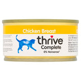 Thrive 100% Complete Chicken wet cat food 75g can, UK version