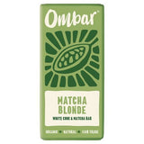 Ombar matcha blonde chocolate bar 70g - British product