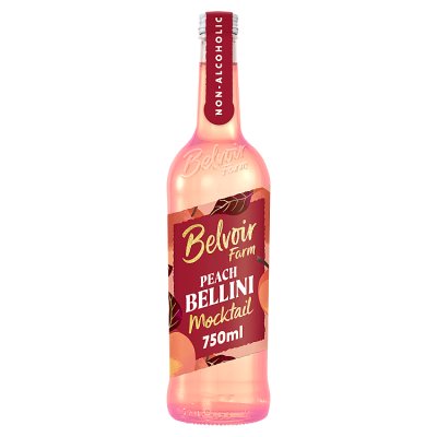 Belvoir Farm peach bellini mocktail 750ml (British brand)