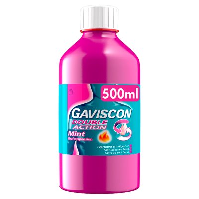 Gaviscon antacid liquid mint 500ml - British product