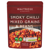 Waitrose smoky chilli grains and beans 250g, imported from the UK