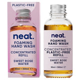 Neat foaming hand wash refill Sweet Rose 30ml, UK version