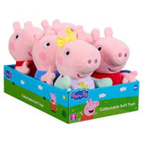 Peppa Pig plush collectable toy, Peppa George or Evie (British brand)