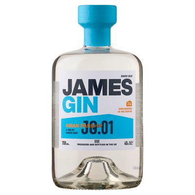 James Gin Asian Parsnip gin 70cl bottle (British brand)