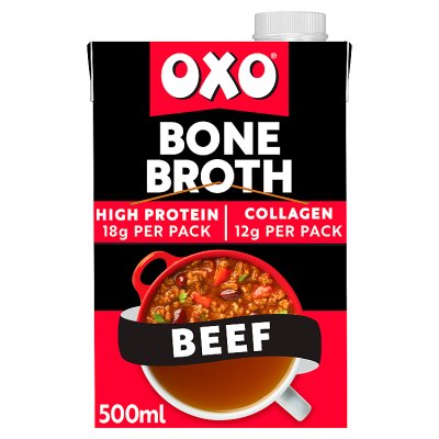 OXO Beef Bone Broth 500ml (British brand)