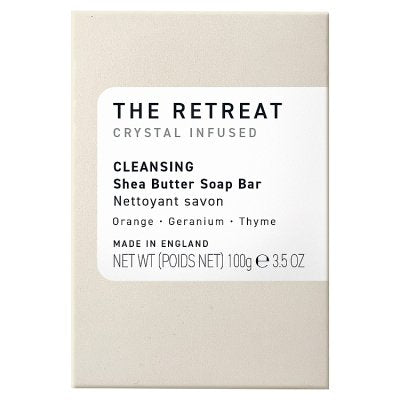 Retreat cleansing shea butter soap bar 100g, UK version