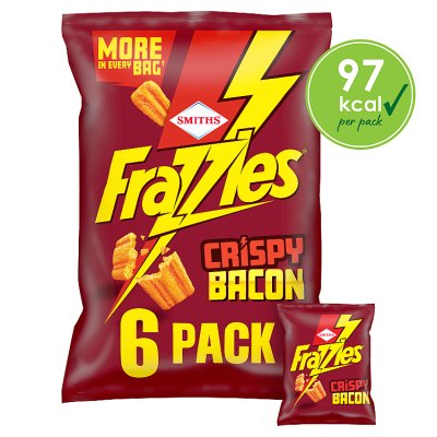 Smiths bacon crisps multipack 6x20g - British product