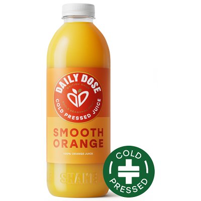 Daily Dose 100% orange juice 900ml, UK version
