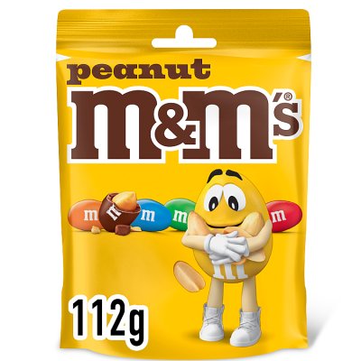 M&M'S peanut chocolate pouch 112g, UK version