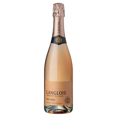 Langlois Crémant de Loire Rosé sparkling wine 75cl, imported from the UK
