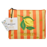 Bronnley Lemon & Stripe gift bag, imported from the UK