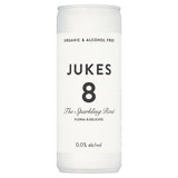Jukes 8 sparkling rosé alcohol-free can 250ml (British brand)